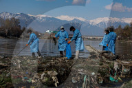 Polluted Water Bodies In Kashmir 