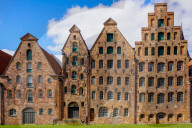 Daily Life In The City Of Lübeck In Northern Germany