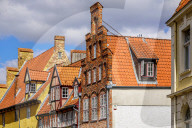 Daily Life In The City Of Lübeck In Northern Germany