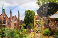Daily Life In The City Of Lübeck In Northern Germany