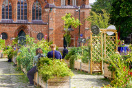 Daily Life In The City Of Lübeck In Northern Germany