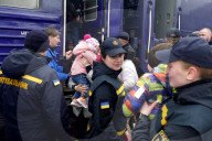 Ukrainian children evacuated ahead of Russian rain of bombs in Zakarpattia region
