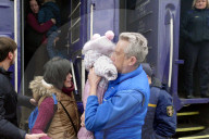 Ukrainian children evacuated ahead of Russian rain of bombs in Zakarpattia region