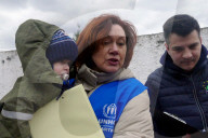 Ukrainian children evacuated ahead of Russian rain of bombs in Zakarpattia region