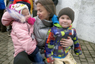 Ukrainian children evacuated ahead of Russian rain of bombs in Zakarpattia region