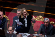  Italian Prime Minister Giorgia Meloni Addresses The Italian Senate Ahead Of The European Union Leader's Summit