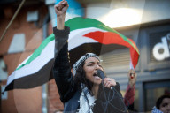Gathering In Support Of Gazans After Israel Shattered The Ceasefire With Heavy Bombings