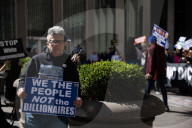 Demonstrators Protest Outside Of Fox Headquarters