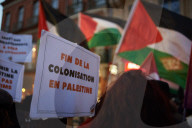 Gathering In Support Of Gazans After Israel Shattered The Ceasefire With Heavy Bombings