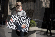 Demonstrators Protest Outside Of Fox Headquarters
