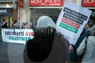 Gathering In Support Of Gazans After Israel Shattered The Ceasefire With Heavy Bombings