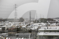 Snowfall in Tokyo