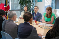 Deputy Prime Minister Angela Rayner welcomes the First Deputy Prime Minister of Vietnam to Westminster