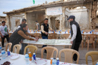 A Communal Iftar In The Devastated Jobar Neighborhood In Damascus