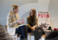 Exclusive Foreign Press Association briefing with Stephanie Baker on her topical book Punishing Putin at Bloomberg HQ, London, UK. 