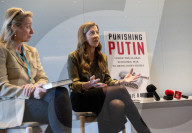 Exclusive Foreign Press Association briefing with Stephanie Baker on her topical book Punishing Putin at Bloomberg HQ, London, UK. 