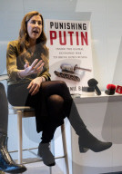 Exclusive Foreign Press Association briefing with Stephanie Baker on her topical book Punishing Putin at Bloomberg HQ, London, UK. 