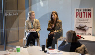 Exclusive Foreign Press Association briefing with Stephanie Baker on her topical book Punishing Putin at Bloomberg HQ, London, UK. 
