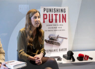 Exclusive Foreign Press Association briefing with Stephanie Baker on her topical book Punishing Putin at Bloomberg HQ, London, UK. 