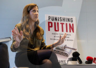Exclusive Foreign Press Association briefing with Stephanie Baker on her topical book Punishing Putin at Bloomberg HQ, London, UK. 