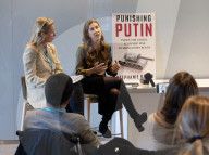 Exclusive Foreign Press Association briefing with Stephanie Baker on her topical book Punishing Putin at Bloomberg HQ, London, UK. 