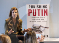 Exclusive Foreign Press Association briefing with Stephanie Baker on her topical book Punishing Putin at Bloomberg HQ, London, UK. 