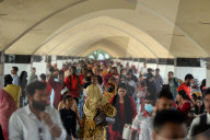 Train Derails In Dhaka