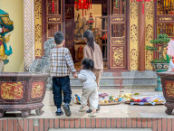 Traditional Vietnamese Temple In Vietnam