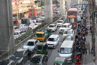 Traffic Jam During Holy Month Of Ramadan In Dhaka.