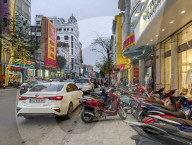 Evening Street Scene In Vietnam