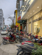 Evening Street Scene In Vietnam