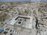 Crowds Of Syrians Mourn The Victims Of Israeli Airstrikes In Daraa.