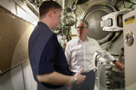Prime Minister Keir Starmer visits a Vanguard Submarine