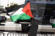 Pro Palestinian Demonstration Outside Israeli Consulate 