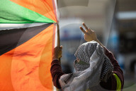 Pro Palestinian Demonstration Outside Israeli Consulate 