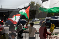 Pro Palestinian Demonstration Outside Israeli Consulate 