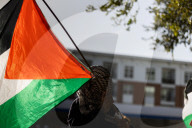 Pro Palestinian Demonstration Outside Israeli Consulate 