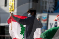 Pro Palestinian Demonstration Outside Israeli Consulate 
