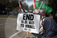 Pro Palestinian Demonstration Outside Israeli Consulate 