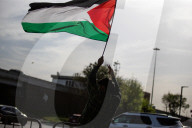 Pro Palestinian Demonstration Outside Israeli Consulate 