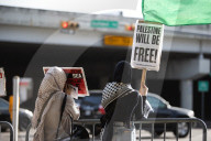 Pro Palestinian Demonstration Outside Israeli Consulate 