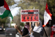 Pro Palestinian Demonstration Outside Israeli Consulate 
