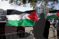 Pro Palestinian Demonstration Outside Israeli Consulate 