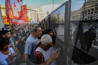 Retirees Protest At The National Congress In Buenos Aires, Argentina