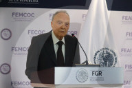 Mexican Attorney General Alejandro Gertz Manero Holds News Conference