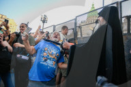 Retirees Protest At The National Congress In Buenos Aires, Argentina