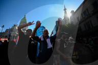 Retirees Protest At The National Congress In Buenos Aires, Argentina