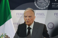 Mexican Attorney General Alejandro Gertz Manero Holds News Conference