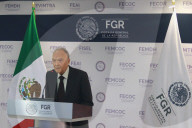Mexican Attorney General Alejandro Gertz Manero Holds News Conference