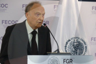 Mexican Attorney General Alejandro Gertz Manero Holds News Conference
